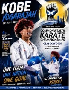 Kobe selected for 2026 Commonwealth Karate Championships – Scotland