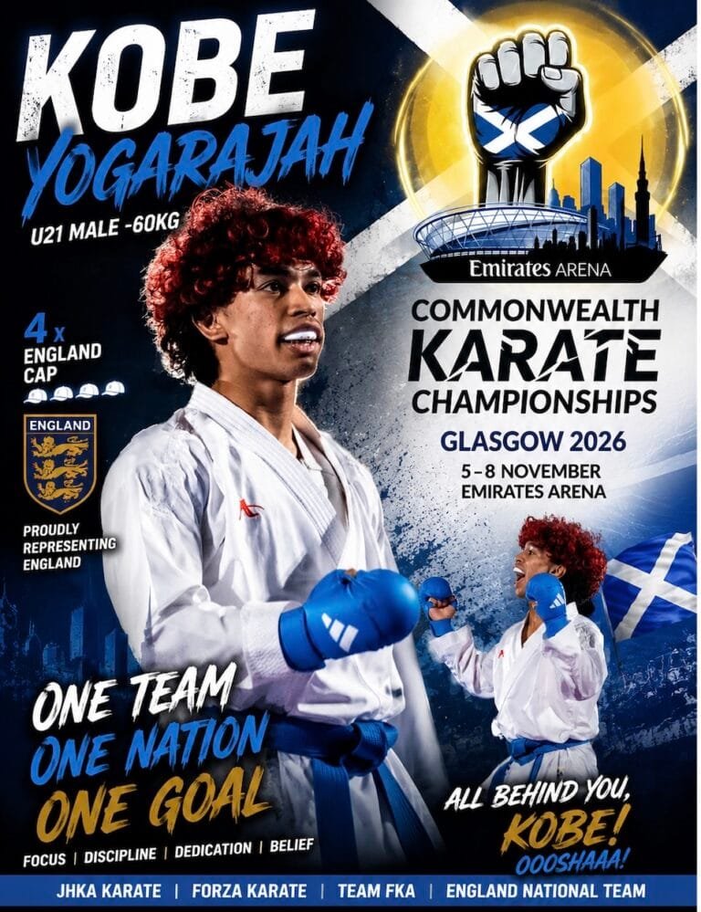 Kobe selected for 2026 Commonwealth Karate Championships – Scotland