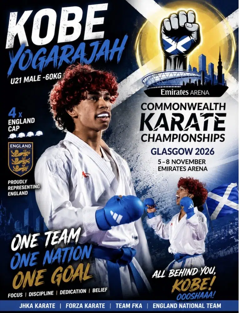Kobe selected for 2026 Commonwealth Karate Championships – Scotland