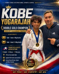 Double Gold medalist! British International Senior Champion -60kg & British International U21 -60kg champion