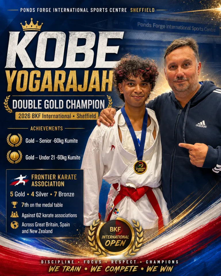Double Gold medalist! British International Senior Champion -60kg & British International U21 -60kg champion