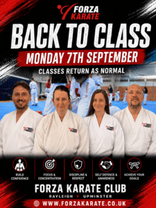 Welcome Back to Karate – Classes Return Monday 7th September