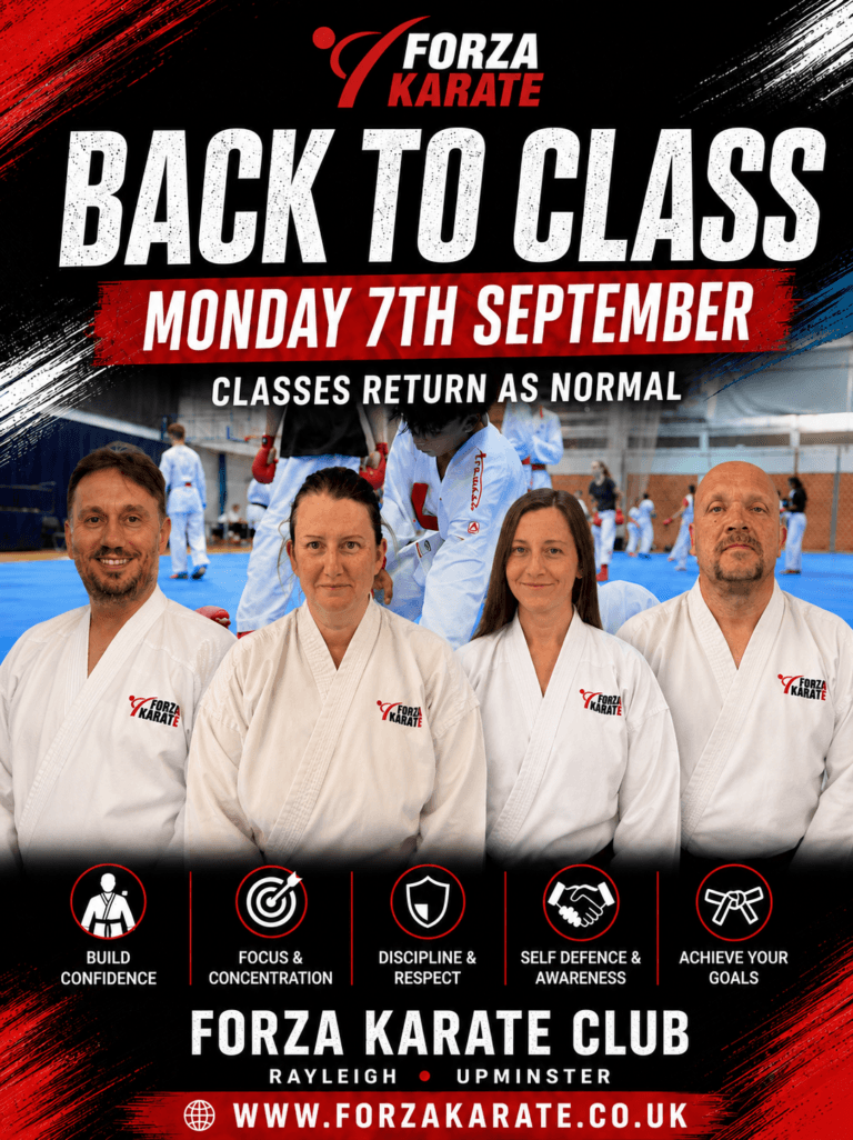 Welcome Back to Karate – Classes Return Monday 7th September