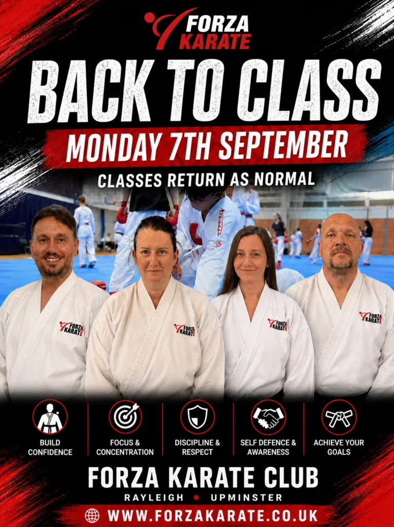 Welcome Back to Karate – Classes Return Monday 7th September